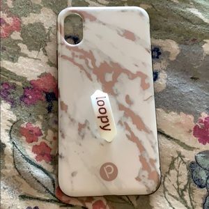 Rose Gold Marble Loopy Case for iPhone X/XS